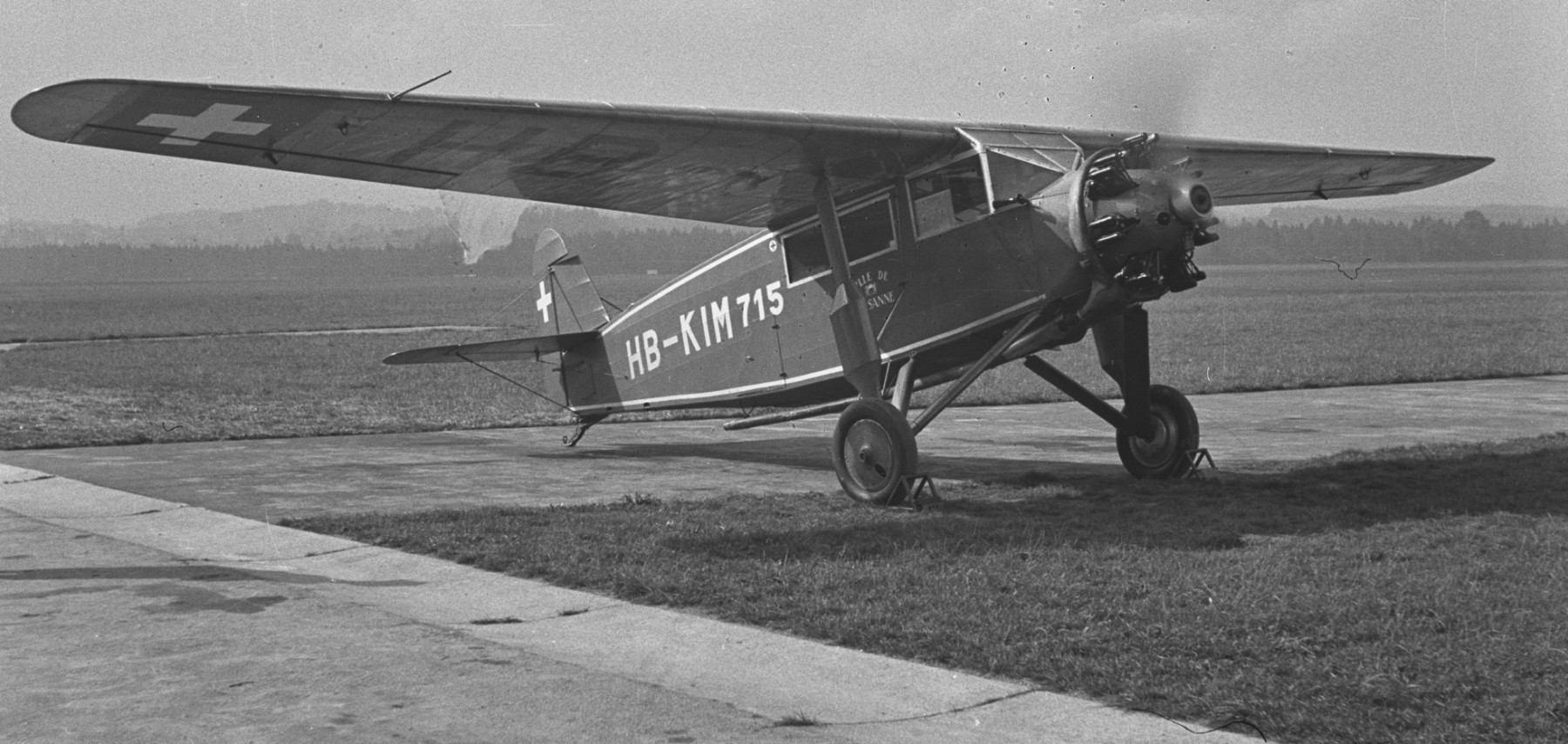 Un avion nommé Ville de Lausanne
