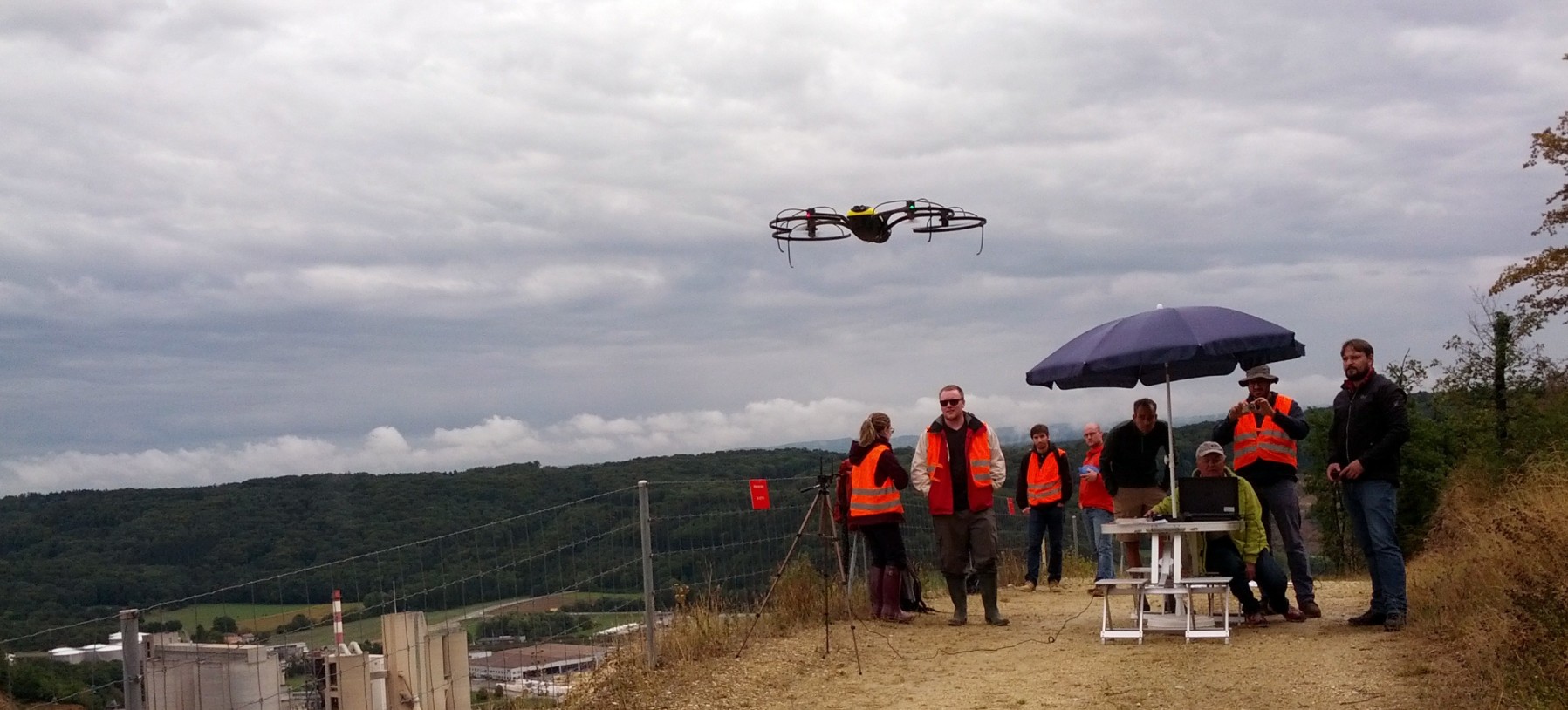 Essais avec de petits drones
